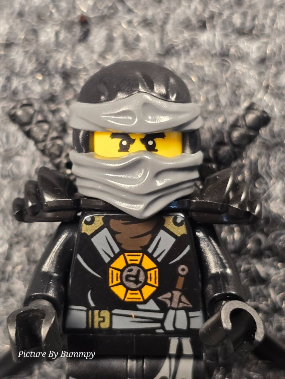 LEGO Ninjago Deepstone Armor Cole minifigure - Picture 3 of 4